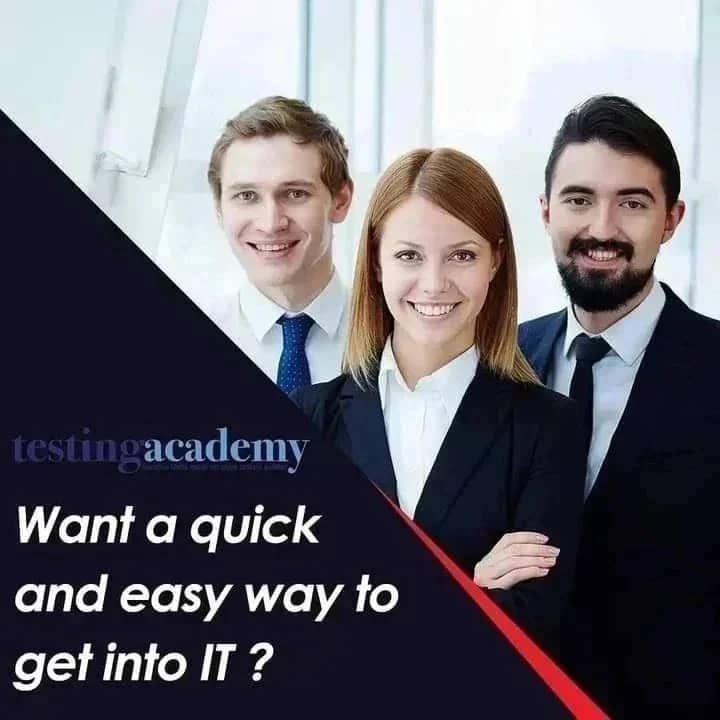 💼 Looking to break into the IT industry?

Our courses are designed to welcome individuals from diverse backgrounds, making Software Testing accessible to everyone.

Let us help you build a new career.

Call us or visit testingacademy.com

#testingacademy #careeradvancement