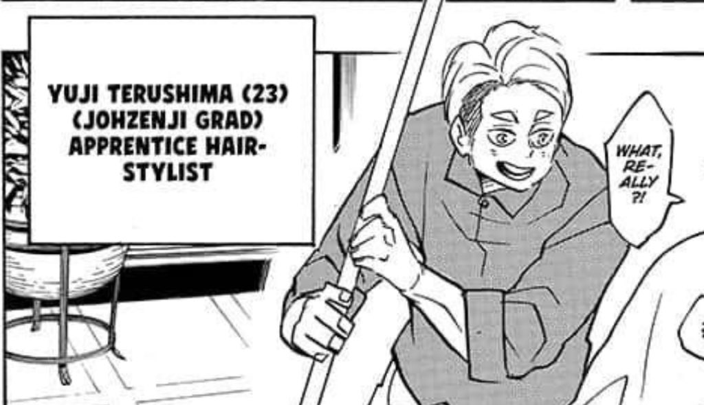 was i the only one that was shocked by the fact that terushima became a hairstylist.