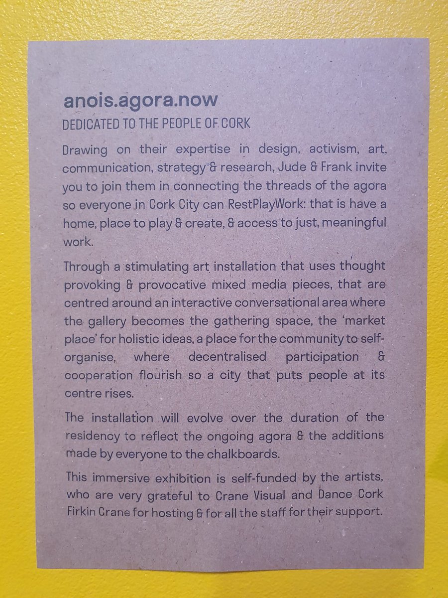 One thing @frank_oconnor & @judesherry wanted anois.agora.now. art installations to celebrate was print based media coverage of #DerelictIreland since June'20 It was difficult given volume of coverage but here are Top13 headlines with @MikeMoynihanEx on Sept'20 the 1st 1/