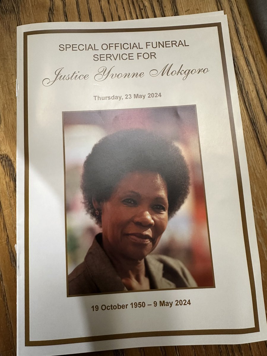 She pioneered African Jurisprudence at a time when we needed it the most. Justice Mokgoro will live on the tree she planted in our jurisprudence will nourish continue to nourish our society.