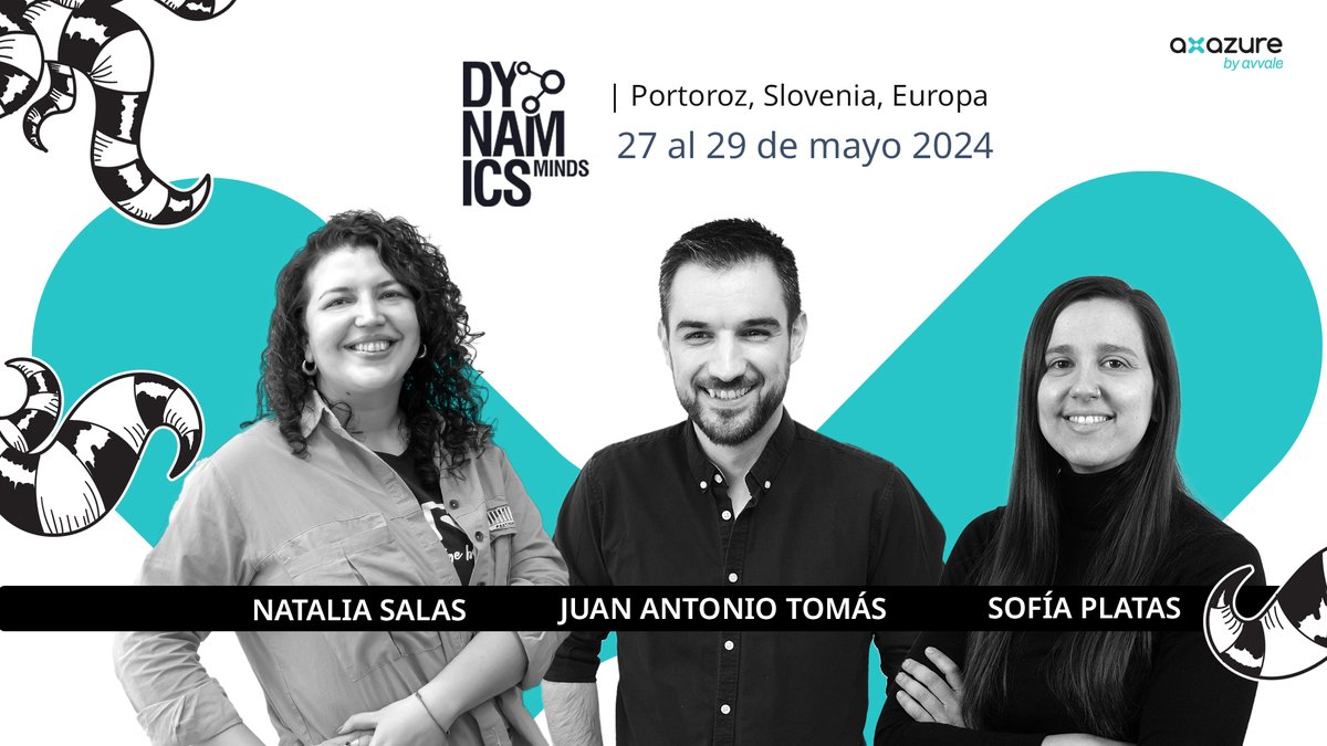 AXAZURE (@axazure) on Twitter photo ¡Esto no para! Por aquí nuestra representación para el <a href="/DynamicsMinds/">DynamicsMinds</a>.
Natalia Salas, Juan Antonio Tomás y Sofia Platas, ¿listos para lanzar vuestros mejores hechizos? 🧙♀️ 🧙♂️ 🤟
#axazureRocks #Comunidad ¡Esto no para! Por aquí nuestra representación para el <a href="/DynamicsMinds/">DynamicsMinds</a>.
Natalia Salas, Juan Antonio Tomás y Sofia Platas, ¿listos para lanzar vuestros mejores hechizos? 🧙♀️ 🧙♂️ 🤟
#axazureRocks #Comunidad