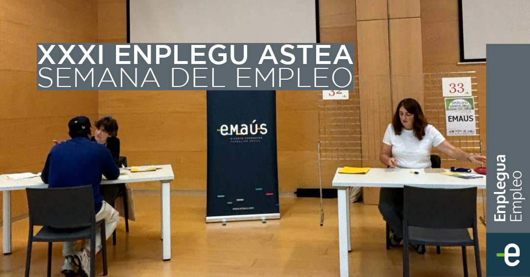 (CAS)📌¿Buscas trabajo? En Emaús Fundación Social tenemos numerosas ofertas. Ven a la XXXI Semana de Empleo que se está llevando a cabo en @FicobaFundazioa , a iniciativa de @Bidasoaactiva Dos compañeras nuestras estarán entre las 09:00-13:30 de la mañana recepcionando CVs.