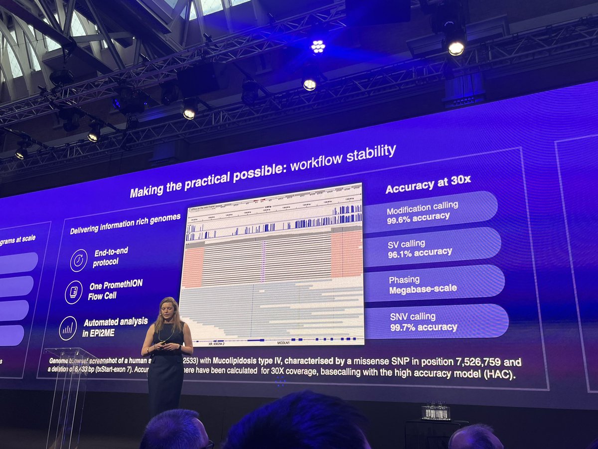 ch_baum's tweet photo. Day 2 starting now ! 
@nanopore announcing more workflow stability and more customer support.
#nanoporeconf https://t.co/36HmtVN1Xf