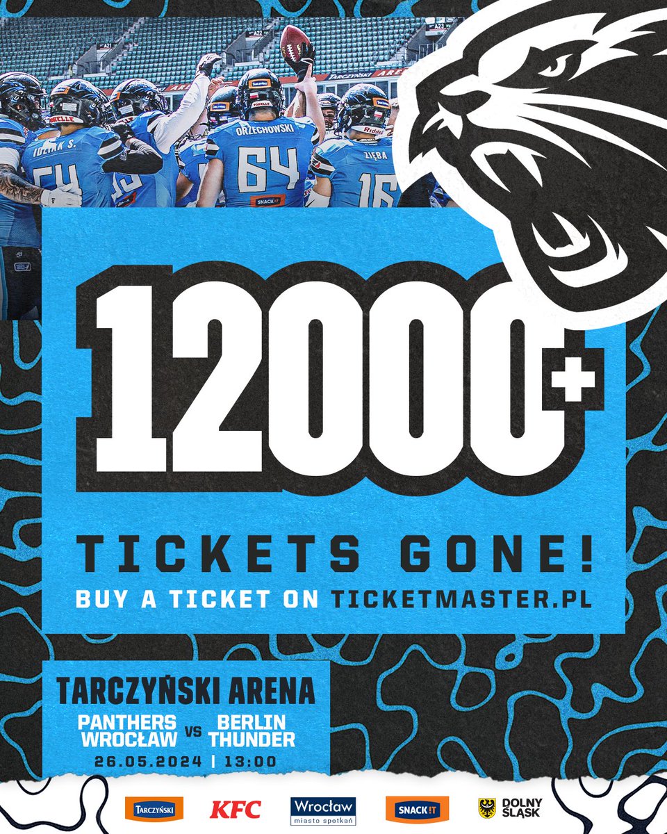 You are great! 🔥12 000 TICKETS SOLD! 🎟️ 🎟️ Skip the lines and buy your ticket online at Ticketmaster.pl