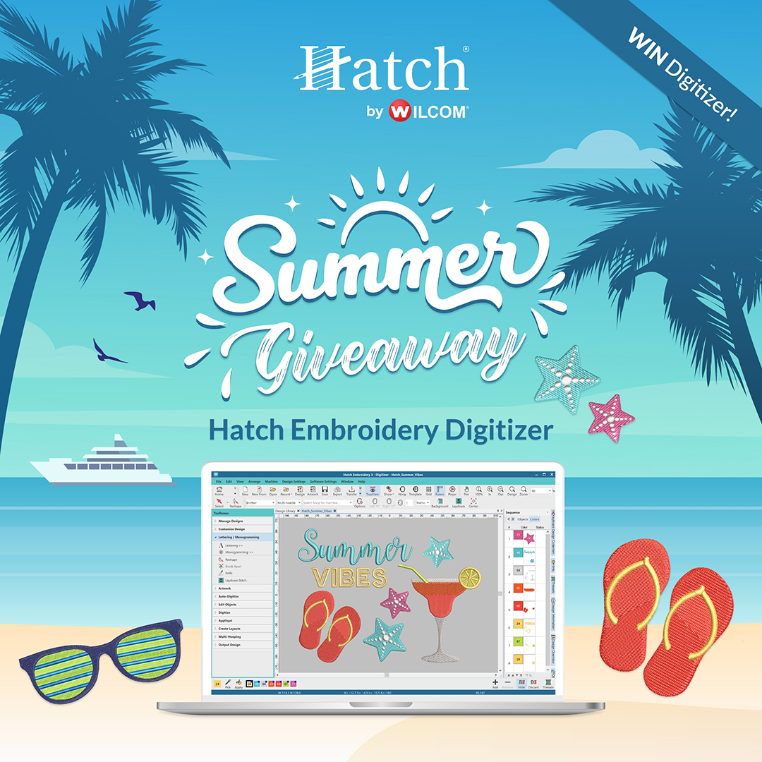 bit.ly/DigitizerSumme… ☀️👙🍹

Activate & Start Your 30-Day FREE Trial of #HatchEmbroidery for a chance to win!

T&Cs: Giveaway ends midnight June 23, 2024. Trials are not currently available for MAC or virtual machines.

#machineembroidery #embroidery