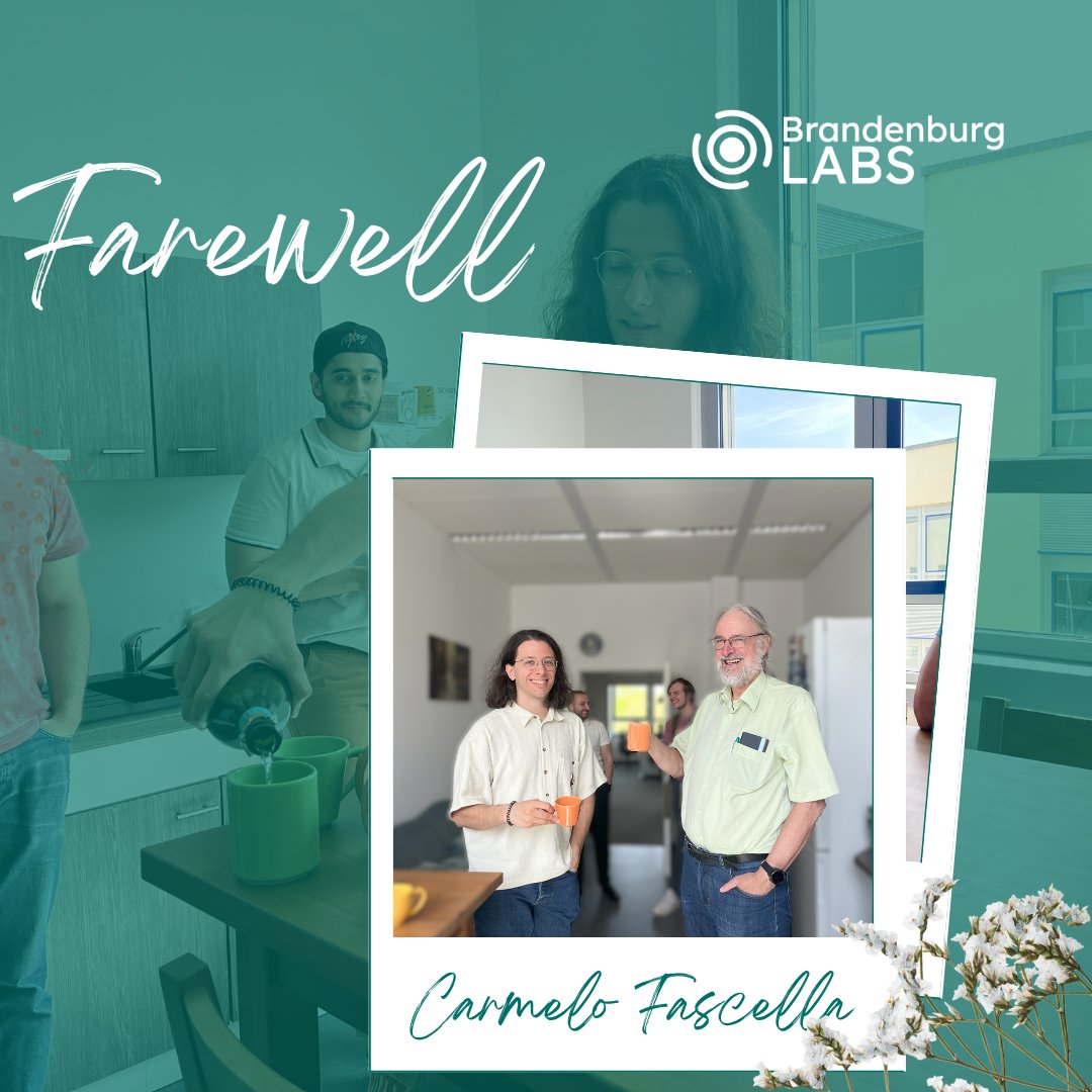 BrandenburgLabs's tweet image. Today, we say goodbye to Carmelo Fascella, who has been a Software Developer in our Research and Development department at Brandenburg Labs for the past year. Farewell, Carmelo, and thank you for being an invaluable part of our team! #BrandenburgLabs #BLS #AudioTechnology #Tech