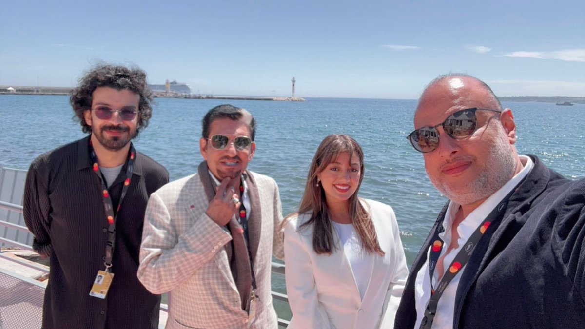 المنتج لفلم #نوره 
بندر العبدالسلام 
والفنان عبدالله السدحان
والفنان ويعقوب الفرحان
والفنانه ماريا بحراوي
#فلم_نورة 
الف مبروك هالنجاح والتميز

#FestivaldeCannes2024