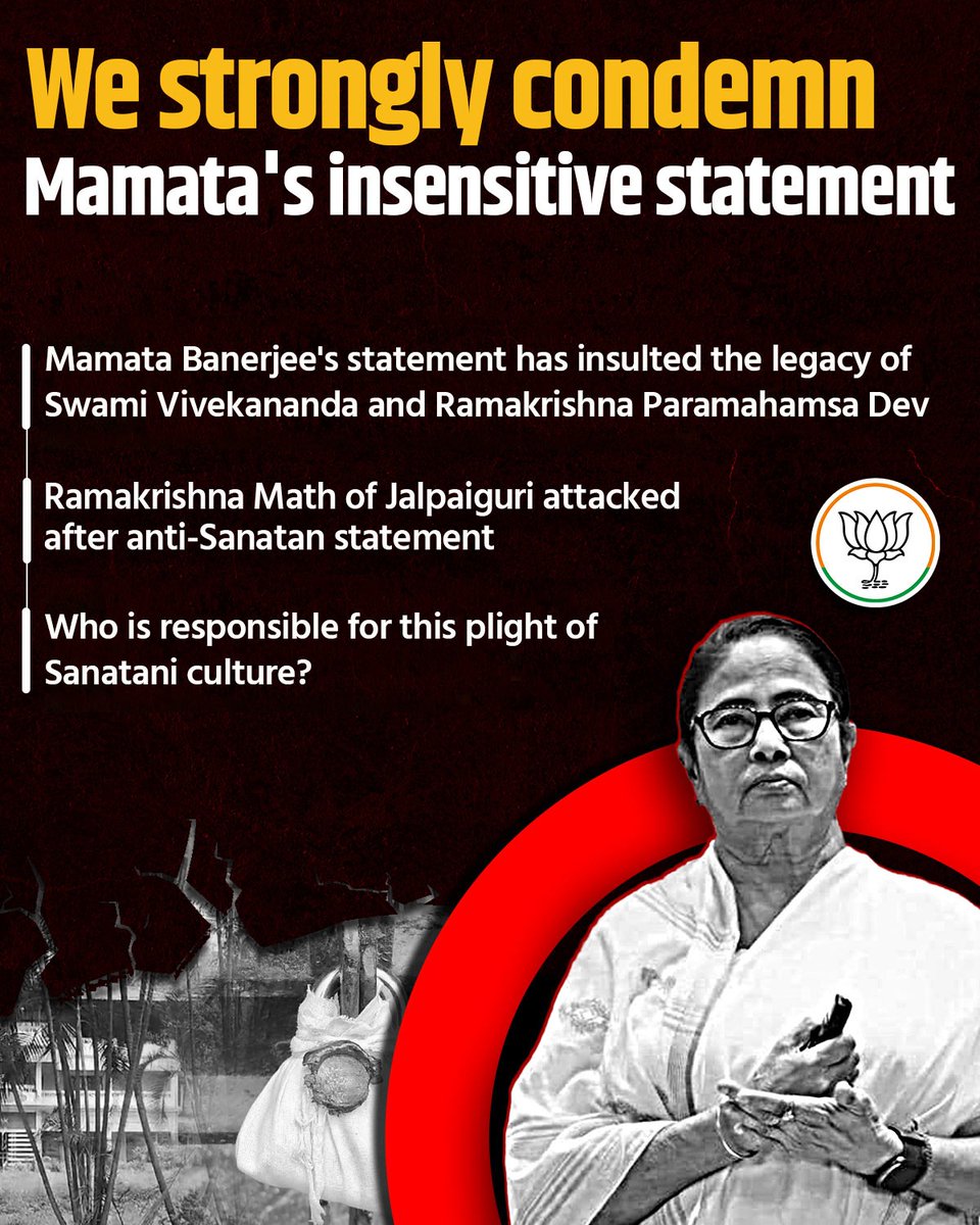 I vehemently condemn the insensitive statement made by Smti Mamata Banerjee. Such statements are unacceptable. #AntiOBCMamata