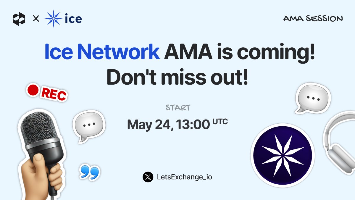 🤩 Heads up, crypto fam! Just a friendly nudge to remind you about the coolest event in the crypto world – our AMA sesh with @ice_blockchain crew! 😎 Join us and get all the details from @ice_z3us (CEO) and @robertpreoteasa (COO) Set a reminder below 🔔 x.com/i/spaces/1rmGP…