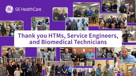 Celebrating HTM Week! A heartfelt thank you from GE HealthCare to all the dedicated teams across the healthcare industry who make healthcare technology management possible. 
#HTMWeek #HealthcareTech #ThankYou #GEHealthCare #GEHC #MTAS #Services