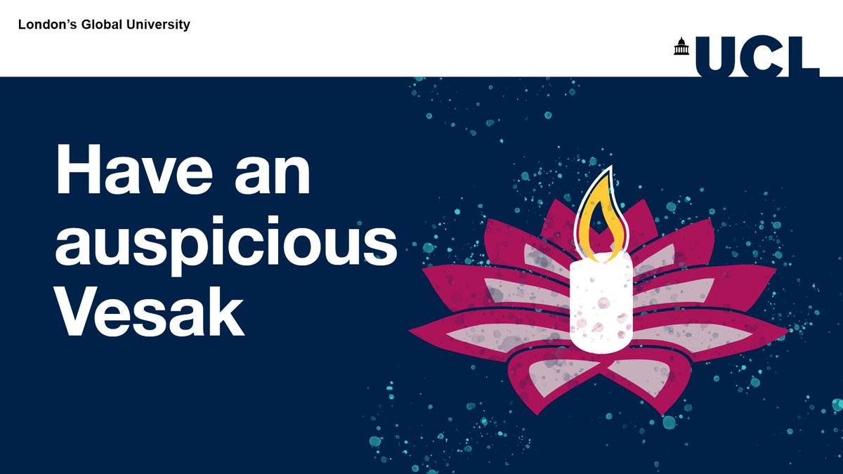 Warm wishes to all of our students and colleagues celebrating #Vesak!