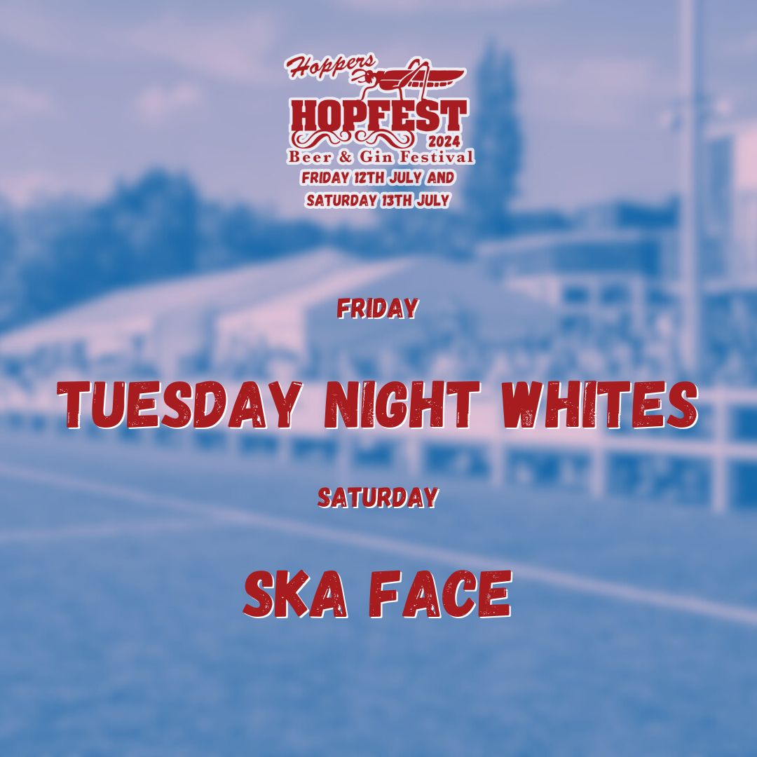 We're delighted to announce our headliners for HopFest 2024. @tnwofficial_ return on the Friday and we're delighted to welcome @skafaceofficial on the Saturday. Bring your dancing shoes! Tickets available from 9am tomorrow on Skiddle. buff.ly/3V80h6N