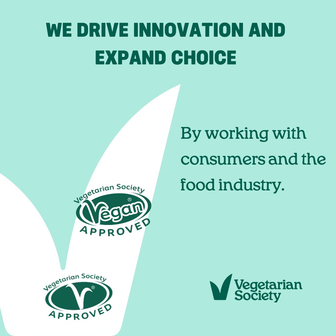 75% over three quarters of vegetarians and vegans actively look for a Vegetarian Society Approved trademark on product packaging. Find out more about our #vegetarian and #vegan trademarks vegsoc.org/trademarks/ #accreditation