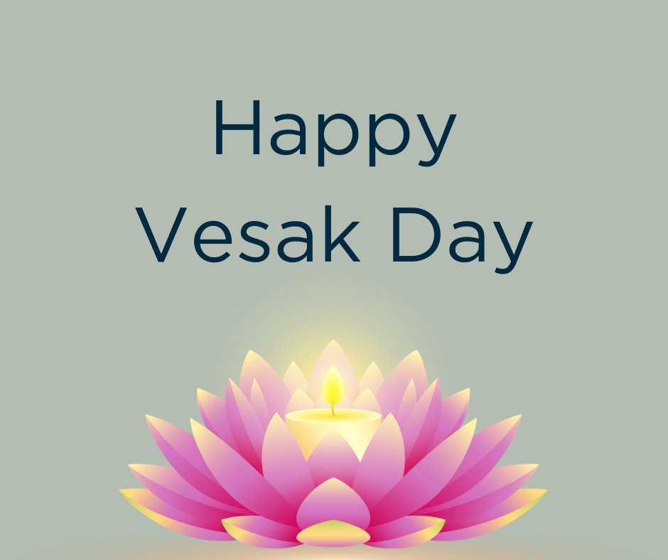 Warm wishes to members of our community who are celebrating Vesak!