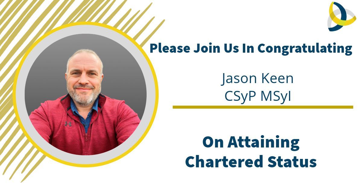 We are pleased to announce that Jase Keen CSyP has achieved Chartered Security Professional status. 

Please join us in congratulating Jason on this fantastic achievement. 

#Chartership #CSyP #SecurityProfessional #Achievement