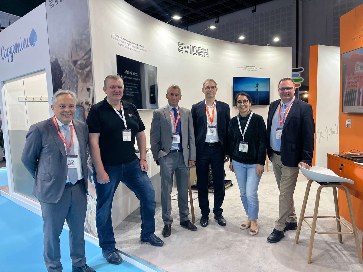 It was great to meet the Eviden team at Critical Communications World in Dubai last week. We look forward to welcome the team in Dublin for live demos at the 450 Alliance &amp; Druid Demo Day events. For more details, please check bit.ly/44NSvlK