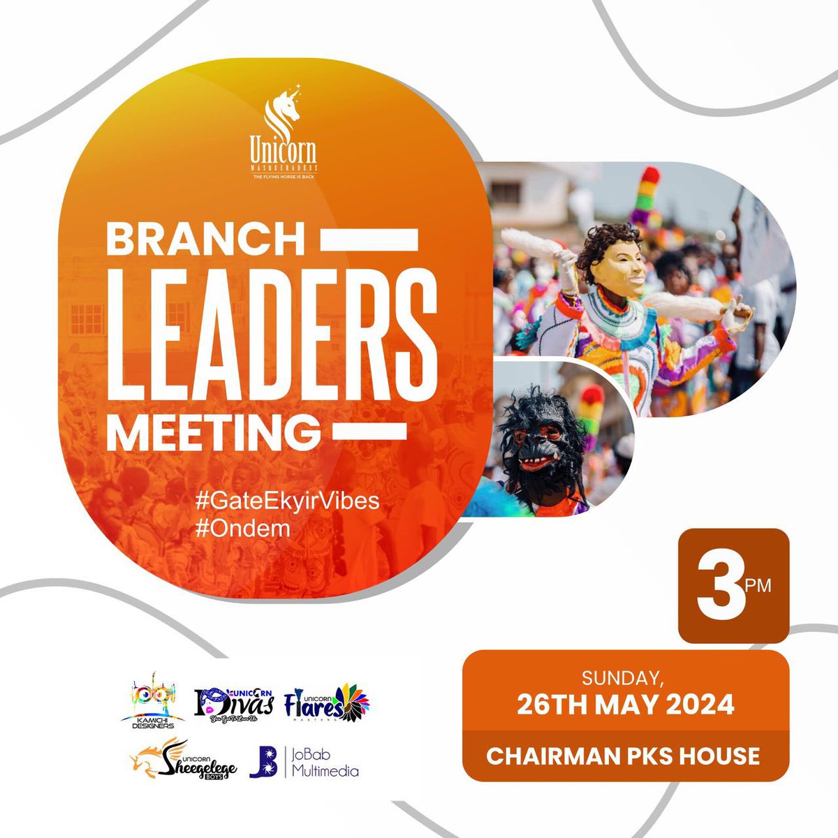 Unicorn Masqueraders (@unicornondem) on Twitter photo 🦄 | OnDem
🚨QUICK NOTICE ‼️
Branch Leaders MEETING on SUNDAY <a href="/3PM/">Sexual GIF</a>👍🏽
All branch leaders are entreated to be present.
#Ondem4Dem 🔥🔥🔥
#WeAreOnDem 🫂 🦄 | OnDem
🚨QUICK NOTICE ‼️
Branch Leaders MEETING on SUNDAY <a href="/3PM/">Sexual GIF</a>👍🏽
All branch leaders are entreated to be present.
#Ondem4Dem 🔥🔥🔥
#WeAreOnDem 🫂