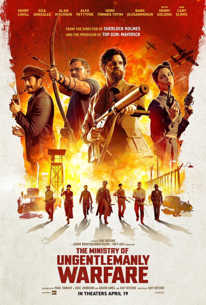 The Ministry of Ungentlemanly Warfare - (2024) IMDb - imdb.com/title/tt517712… 📈My Rating : 65 / 100 #UngentlemanlyWarfare #movies #MovieReview #IMDb #movienight #movieslover #FilmTwitter #filmreviews #NowWatching