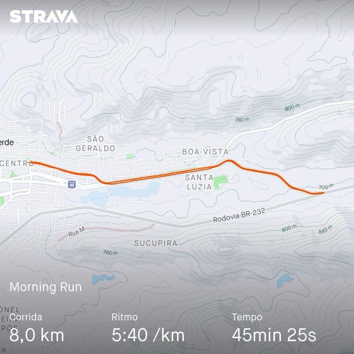 RenataFerr18's tweet photo. Confira minha corrida no Strava.
https://t.co/8jKXcsdrSl https://t.co/xTwFOM8E8o