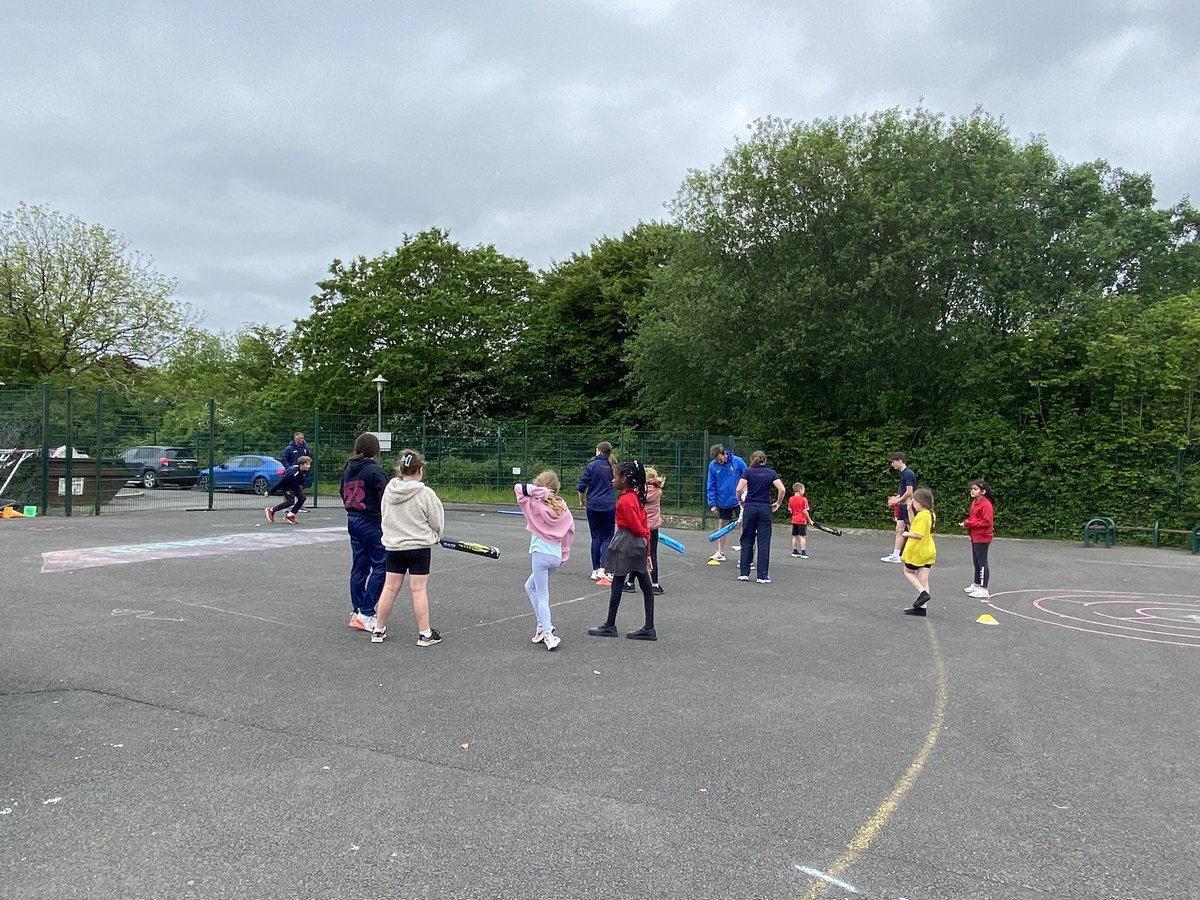 Great to see the U13 cricket team coaching at <a href="/narberthschool/">Ysgol Arberth</a> this morning before their game vs <a href="/cwpathwayw/">@CWPathwayW</a> <a href="/Habsmonmouth/">Haberdashers' Monmouth School</a> <a href="/cricketwales_wg/">Glamorgan Women & Girls</a>