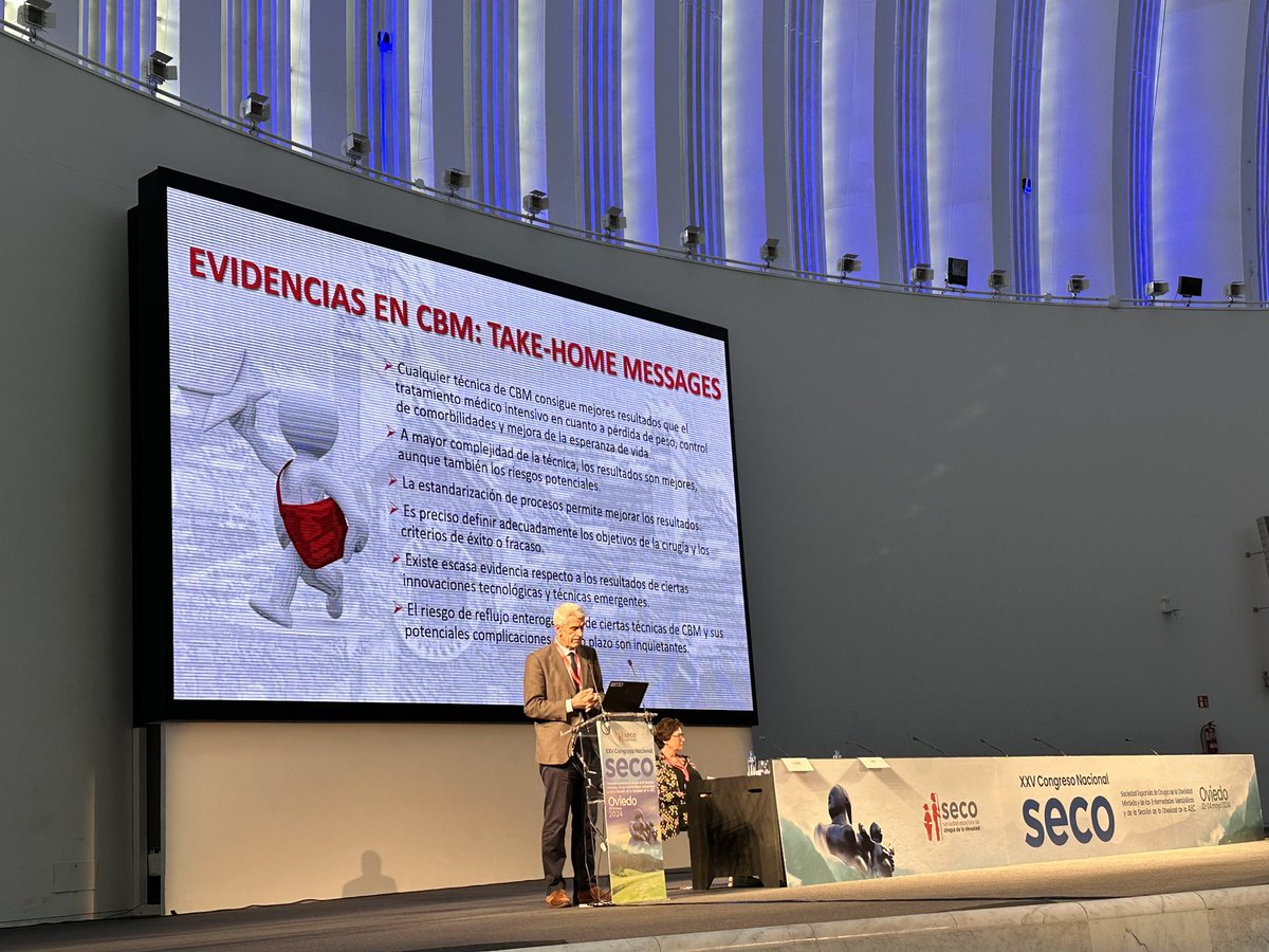Excelente #ponencia del Dr.Ismael Díez del Val sobre las #evidencias en #CirugíaBariátrica 🙌🏻 #Socio de #honor de la #SECO <a href="/aec_obesidad/">AEC-SECO</a> <a href="/obesidadSECO/">Sociedad Española de Cirugía de la Obesidad</a> @LOURDESsanz11