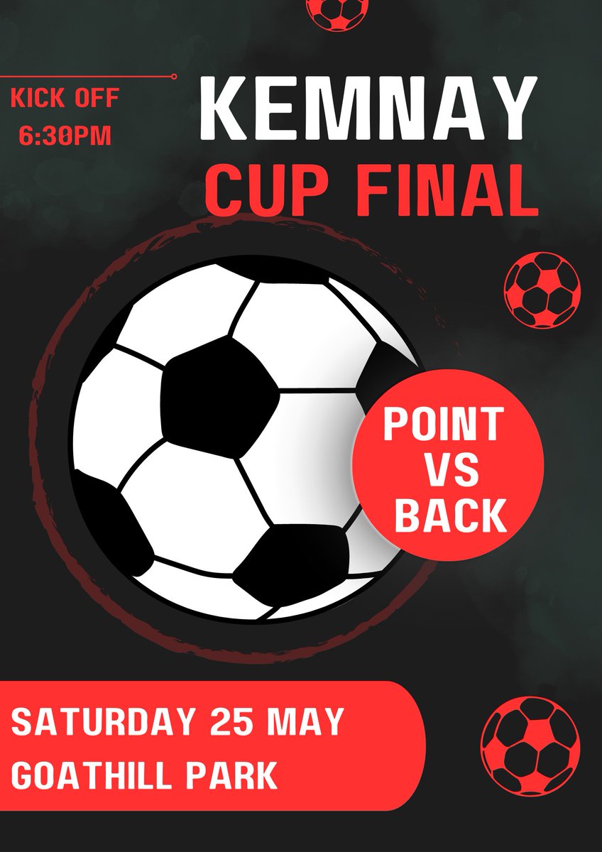 Our under 14 team are in the Kemnay Cup Final on Saturday night. Please come along and give them your support!