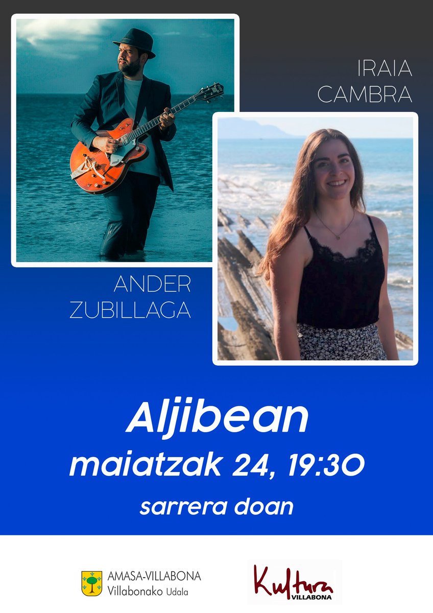👉🪷✨Bihar arratsaldean <a href="/Ander_Zubillaga/">Ander Zubillaga</a>  eta <a href="/iraiacambra/">Iraia Cambra</a>  billabonatarraren kontzertua izango duzue Villabonan!

Sarrera Doan. Animatu!!!

🎸Maiatzaren 24an 19:30ean

🎸Aljibean

🎸Sarrera doan

#kontzertua #villabona #kultura #aljibea #doan