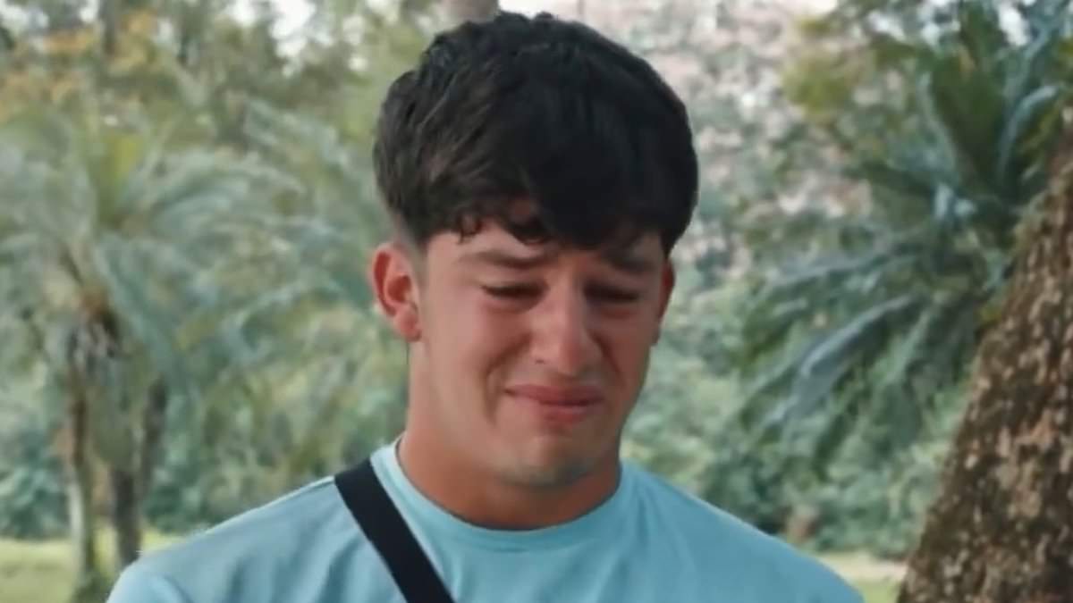 Race Across The World viewers in tears as James breaks down and asks the cameraman for a hug after his 'brave' sister discussed her health battle which left her 'without a womb' trib.al/qKbakl1