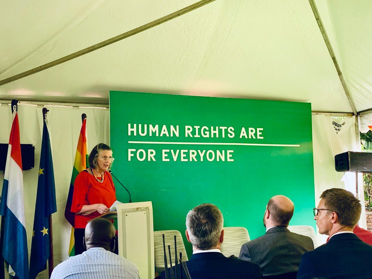 ⚖️Non-discrimination ⚖️Equality ⚖️Justice ⚖️Accountability These concepts were at the heart❤️ of the conversation on LGBTQ+ rights in Uganda at the IDAHOT reception yesterday, hosted by the Dutch Ambassador @Karin_Boven and co-organised with the Embassies of Denmark & Sweden.