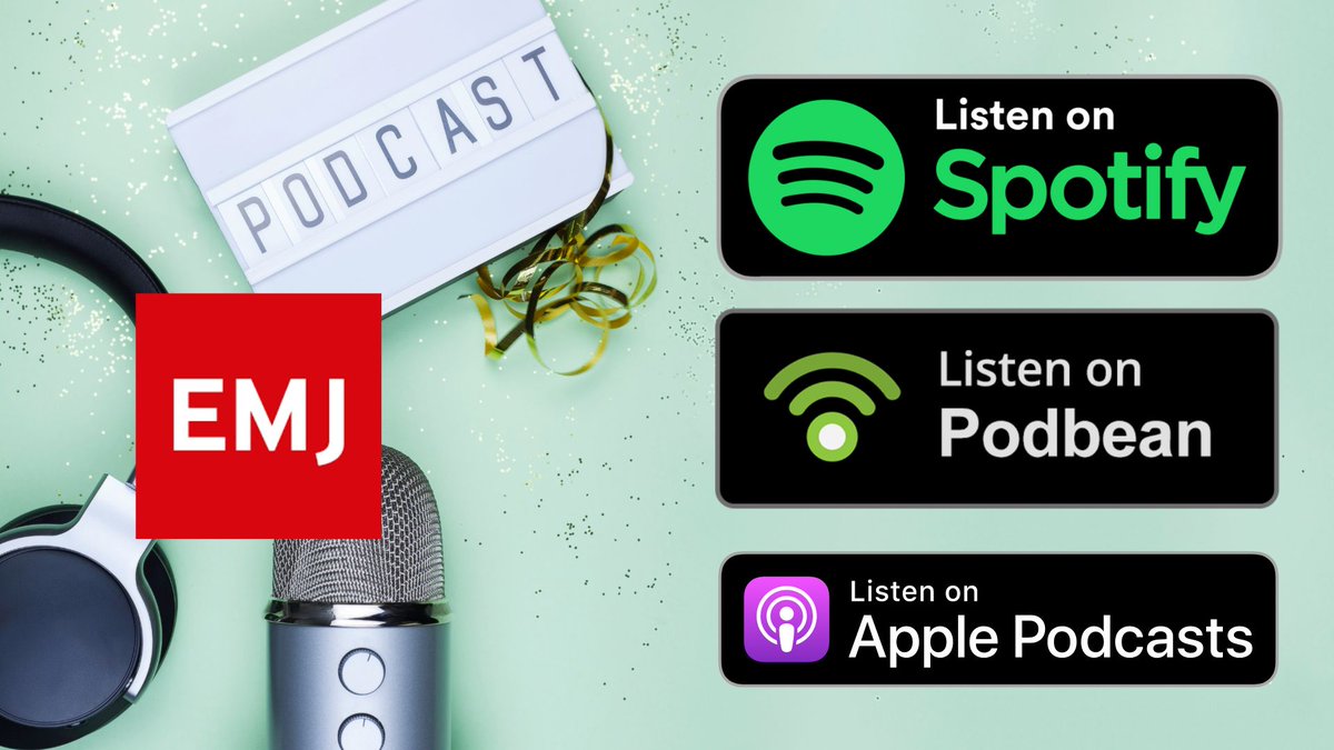 #Podcast #May2024 Don't forget to catch up with this month's podcast with @drsarahedwards @richardbody Listern anywhere you get podcasts 🎙️ emjbmj.podbean.com/e/cyclic-vomit…