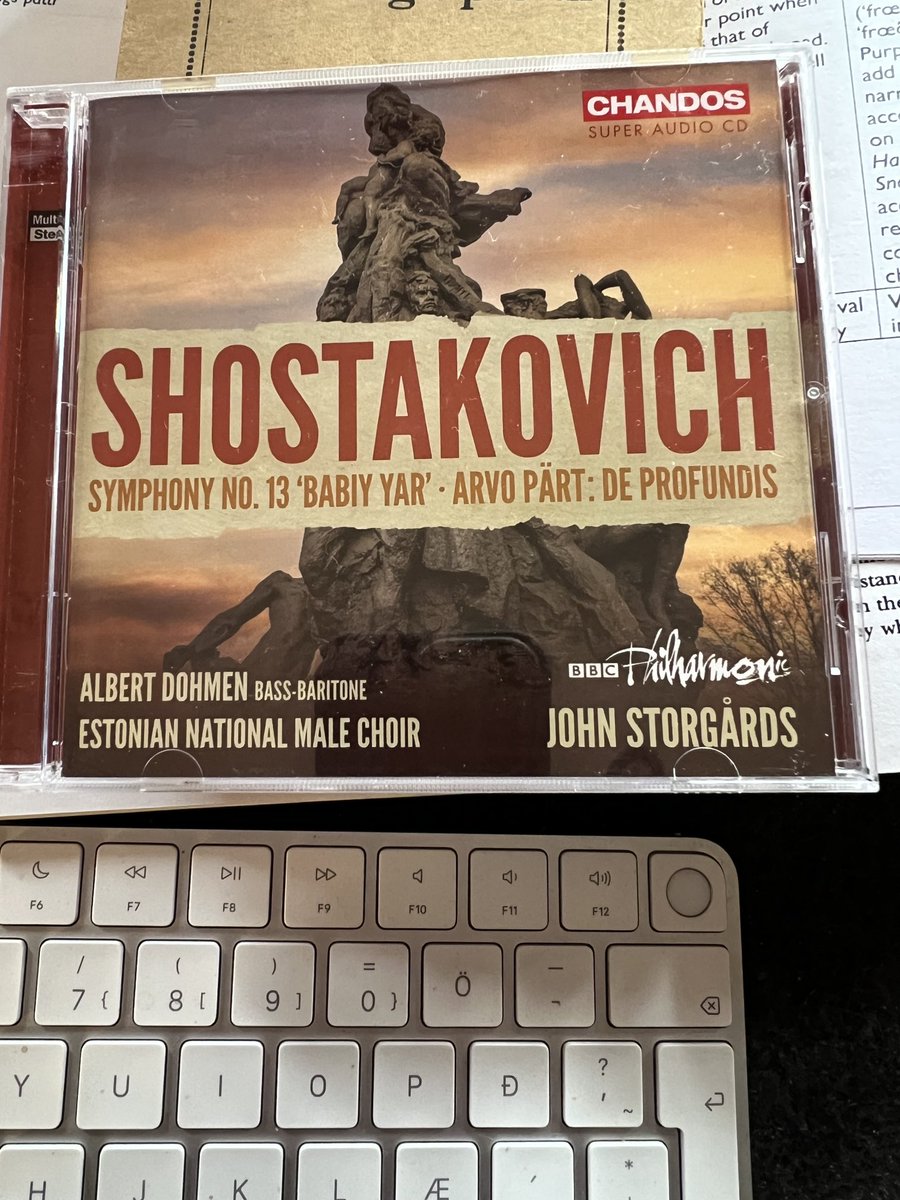 Got this on constant play at the moment. A tremendous recording. ⁦@BBCPhilharmonic⁩