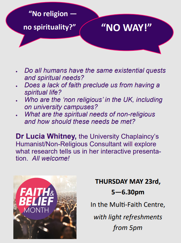 Derby Uni Chaplaincy tweet media