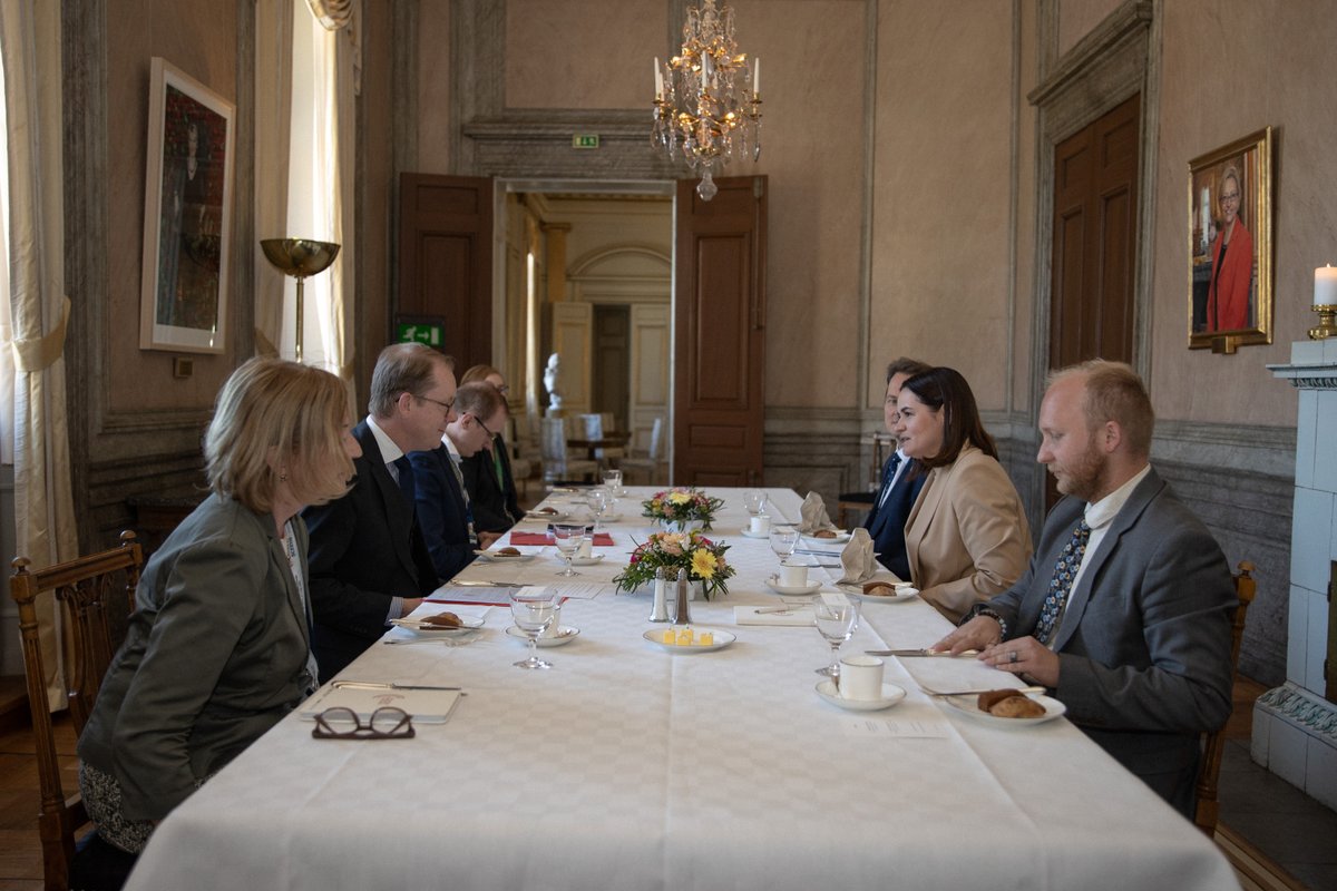 Thank you, dear <a href="/TobiasBillstrom/">Tobias Billström</a>, for being a true friend to the people of #Belarus. Your commitment gives us hope &amp; strength to continue our struggle. I know that 🇸🇪 understands the importance of fighting Russian neocolonialism.

In my meeting with the Swedish Foreign Minister