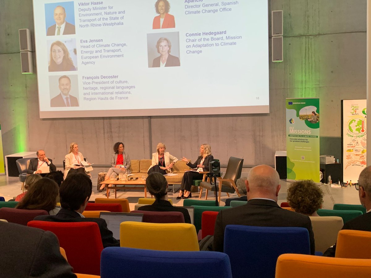 'We should be able to assess if an action is a maladaptation', said @CoHedegaard, Chair of the Board, Mission on Adaptation to Climate Change. @regilience developed a self-assessment tool to spot the risks for maladaptation! Try it 👉 regilience.eu/self-assessmen… #MissionForum2024