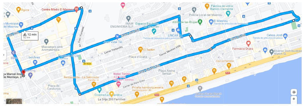 🚲Bicicletada el dissabte 25 de maig al centre d'#elMasnou i el barri d'Ocata

⏰De 10 a 12h (aprox.)

⚠️Afectarà les línies de bus C15 i C19 i els vehicles privats, perquè s'aturarà i restringirà el trànsit allà on vagin passan les bicicletes

ℹ️ Info: elmasnou.cat/actualitat/avi…