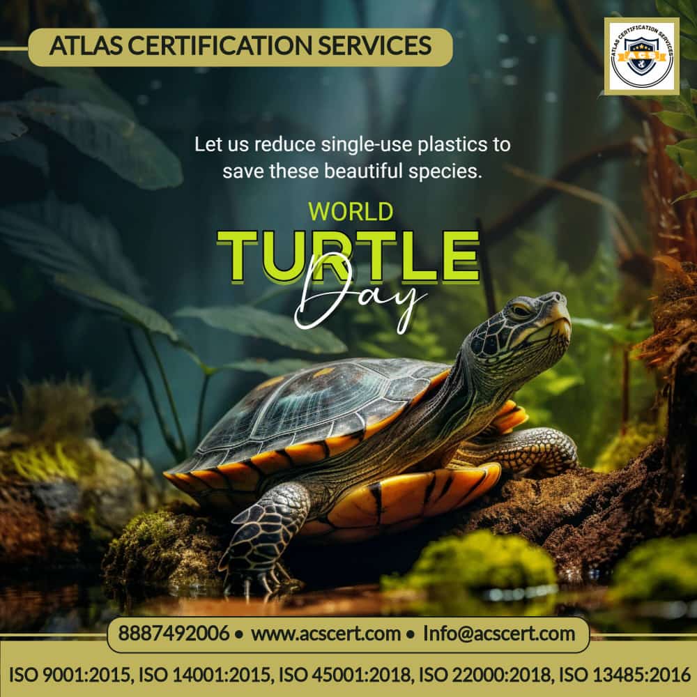 🌍🐢 Happy World Turtle Day from Atlas Certification Services! We uphold ISO standards and support biodiversity. Let's ensure a sustainable future for all species, including turtles. 🌿🌊

#WorldTurtleDay #Sustainability #ISOStandards #AtlasCertification