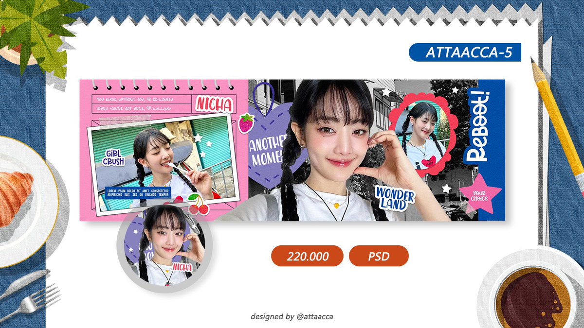 attaacca's tweet image. Aku masih punya 4 template layout yang bisa kamu claim ya. File PSD, bisa aku bantu convert ke ipv. Yang mau tanya-tanya dulu bisa dm ya! 🦦

#zonauang
