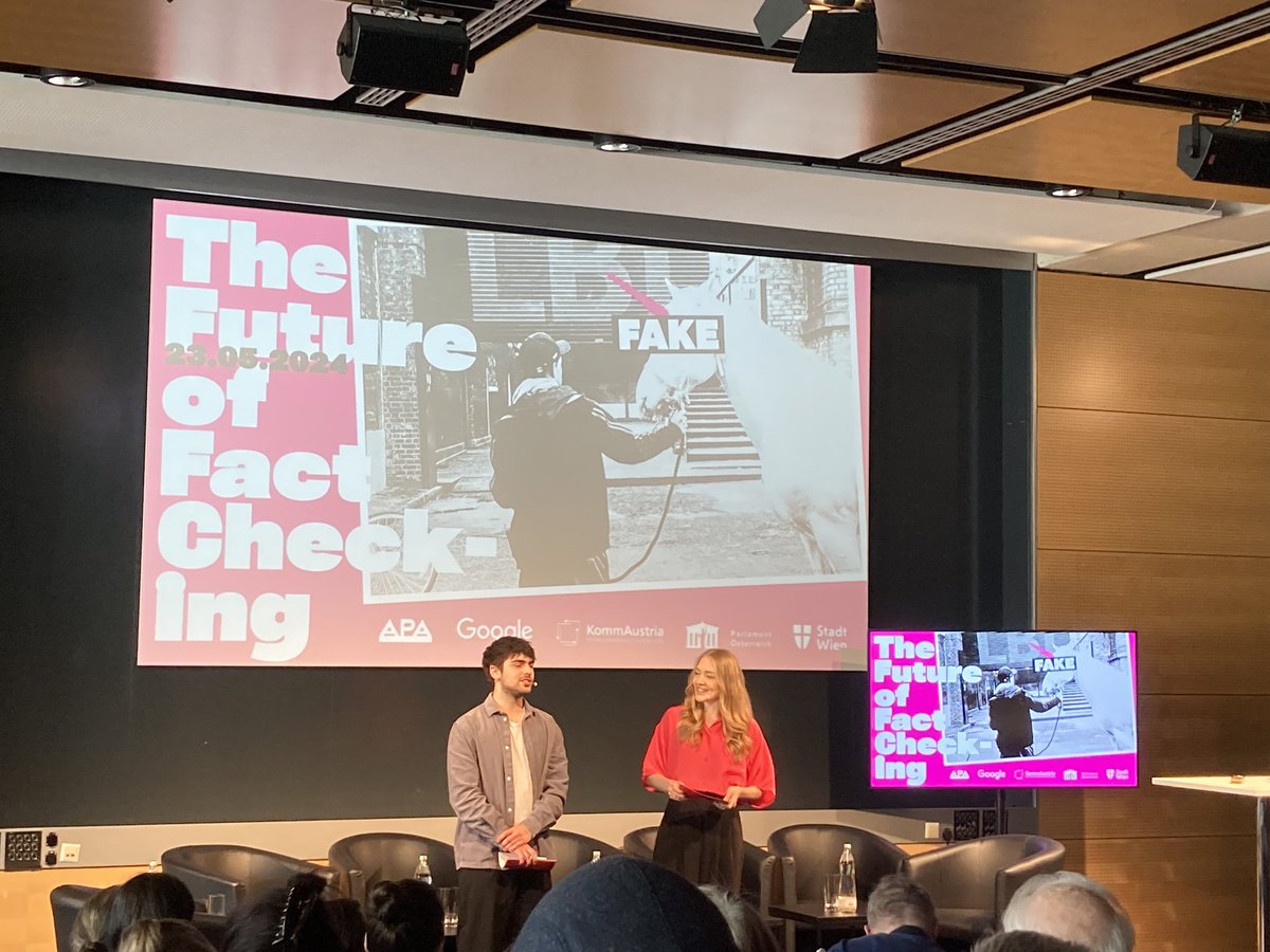 Gisela Reiter (@gisela_reiter) on Twitter photo Start der APA-Konferenz „The Future of Fact Checking“ <a href="/JourFHWien/">JOUR@FHWien</a> <a href="/FHWienAT/">FHWien der WKW</a> <a href="/apaots_medien/">APA-OTS Medien</a> #fakenews #democracy Start der APA-Konferenz „The Future of Fact Checking“ <a href="/JourFHWien/">JOUR@FHWien</a> <a href="/FHWienAT/">FHWien der WKW</a> <a href="/apaots_medien/">APA-OTS Medien</a> #fakenews #democracy