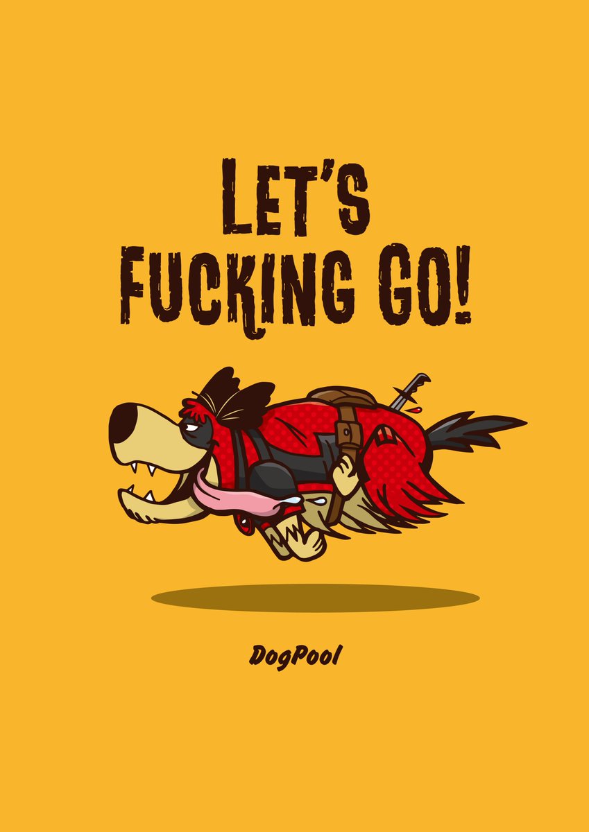 Let's Fucking Go! #デッドプール #ウルヴァリン #デッドプールウルヴァリン #deadpool #dogpool #muttley #ケンケン