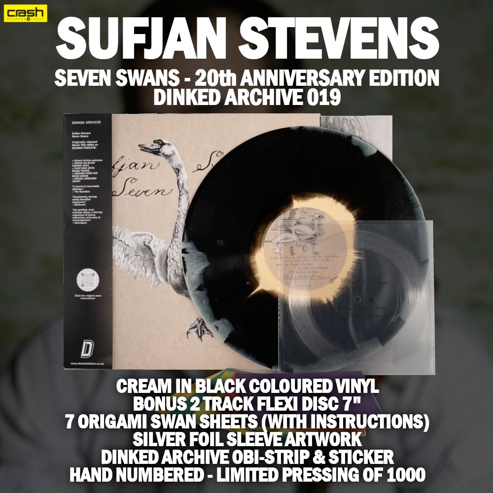 🚨 NEW DINKED ARCHIVE 🚨

Sufjan Stevens - Seven Swans - 20th Anniversary

Another great pick from the @dinkededition archives, pre-order your copy here! 👇

crashrecords.co.uk/products/sufja…