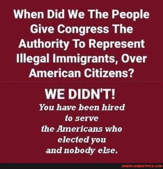 You work us! We The People!