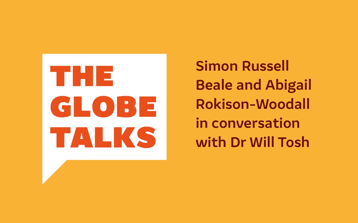 Last chance to book! Sir Simon Russell Beale CBE & Dr Abigail Rokison-Woodall discuss their Performance Edition of #KingLear & shaping Shakespeare’s words for the 21st century stage with @will_tosh @The_Globe Tonight @ 7pm #TheGlobeTalks bit.ly/4aSWi3m