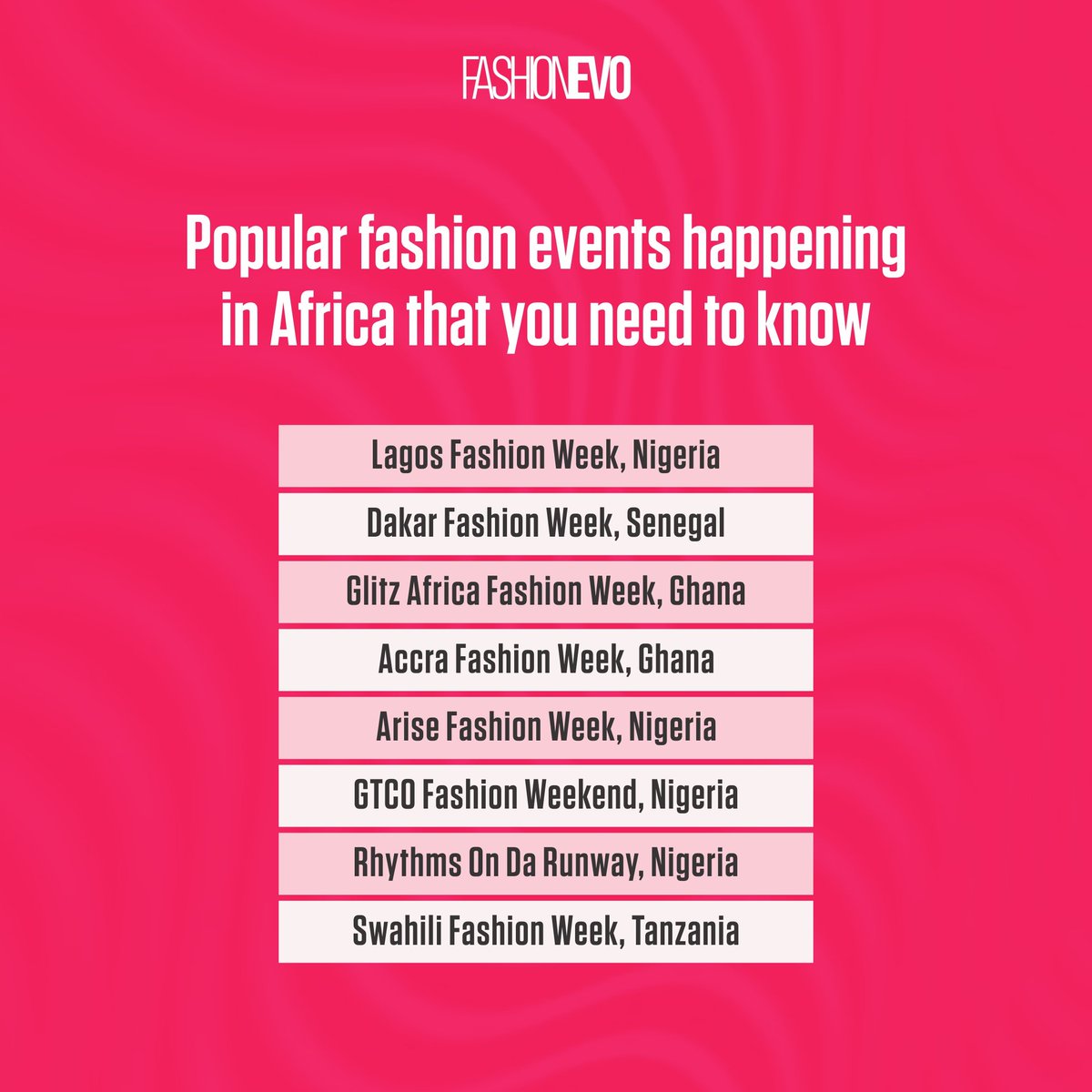 Attention fashion lovers!
We've rounded up some of the most popular fashion events happening in Africa that you simply can't miss.
Mark your calendars and get ready to immerse yourself in the incredible world of African fashion!