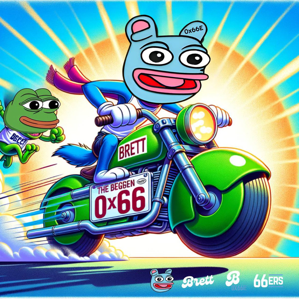 ITS TIME TO SEND $BRETT #0x66 to ATH!