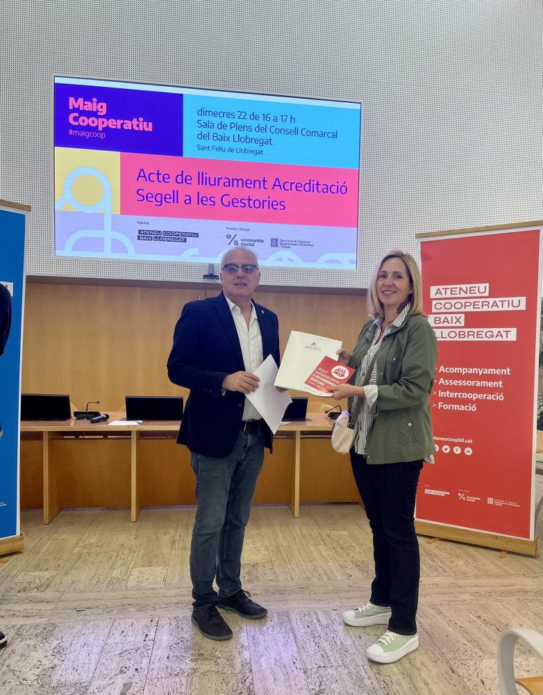 💥Hem rebut el Segell "𝗔𝗾𝘂í 𝗮𝘀𝘀𝗲𝘀𝘀𝗼𝗿𝗲𝗺 𝗹'𝗘𝗰𝗼𝗻𝗼𝗺𝗶𝗮 𝗦𝗼𝗰𝗶𝗮𝗹"💥👉 Aquest segell acredita que oferim assessorament qualificat a cooperatives i entitats de l'Economia Social i Solidària perquè puguin tirar endavant els seus projectes. 
<a href="/AteneuCoopBLl/">AteneuCoopBLlobregat</a>