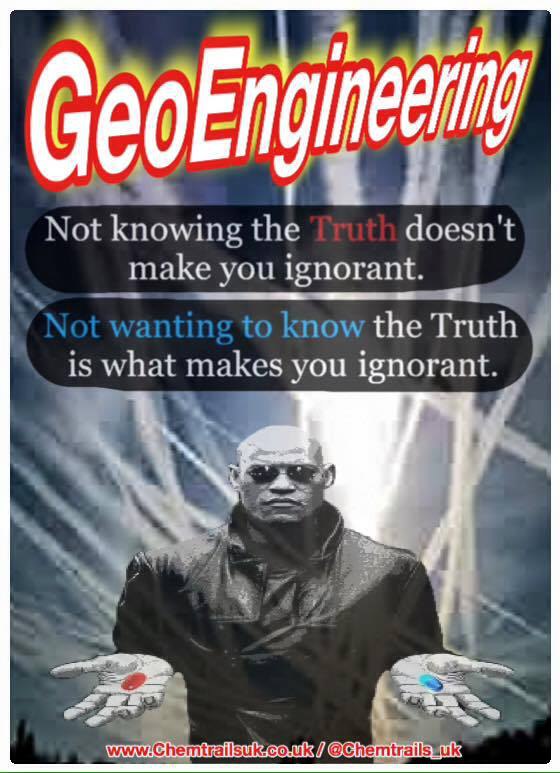 aint that the truth #geoengineering #chemtrails #climatescam #weathermodification