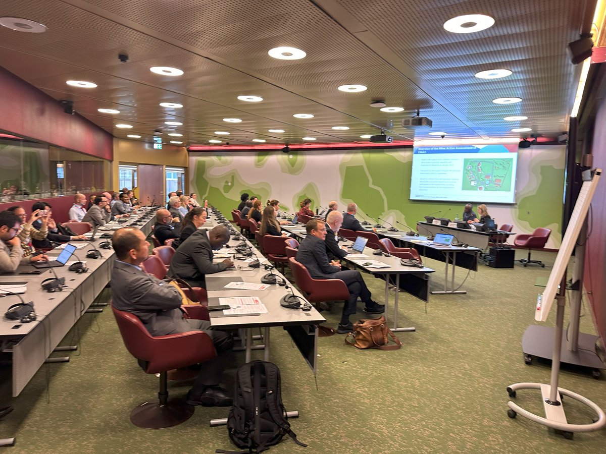 UNMAS #Ethiopia, joined by the Ethiopian Mine Action Office #EMAO, attended the 27th National Directors Meeting in #Geneva from 29 April to 1 May 2024, discussing and exchanging information on important issues faced by the Mine Action sector in the country.