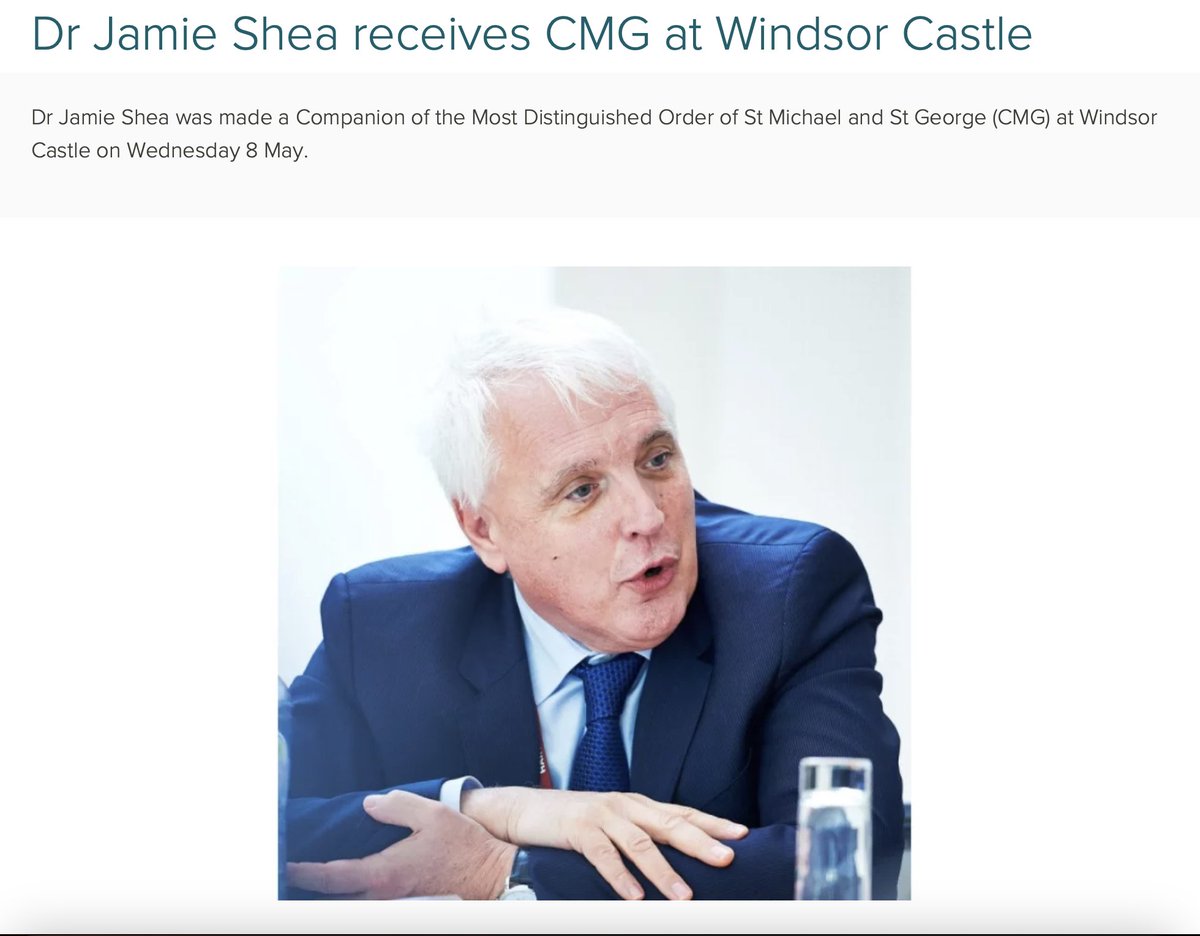 We are delighted to announce that Dr Jamie Shea, Visiting Professor in Practice in the Department of Politics between 2019-2024, has been awarded the CMG! 👏surrey.ac.uk/news/dr-jamie-…