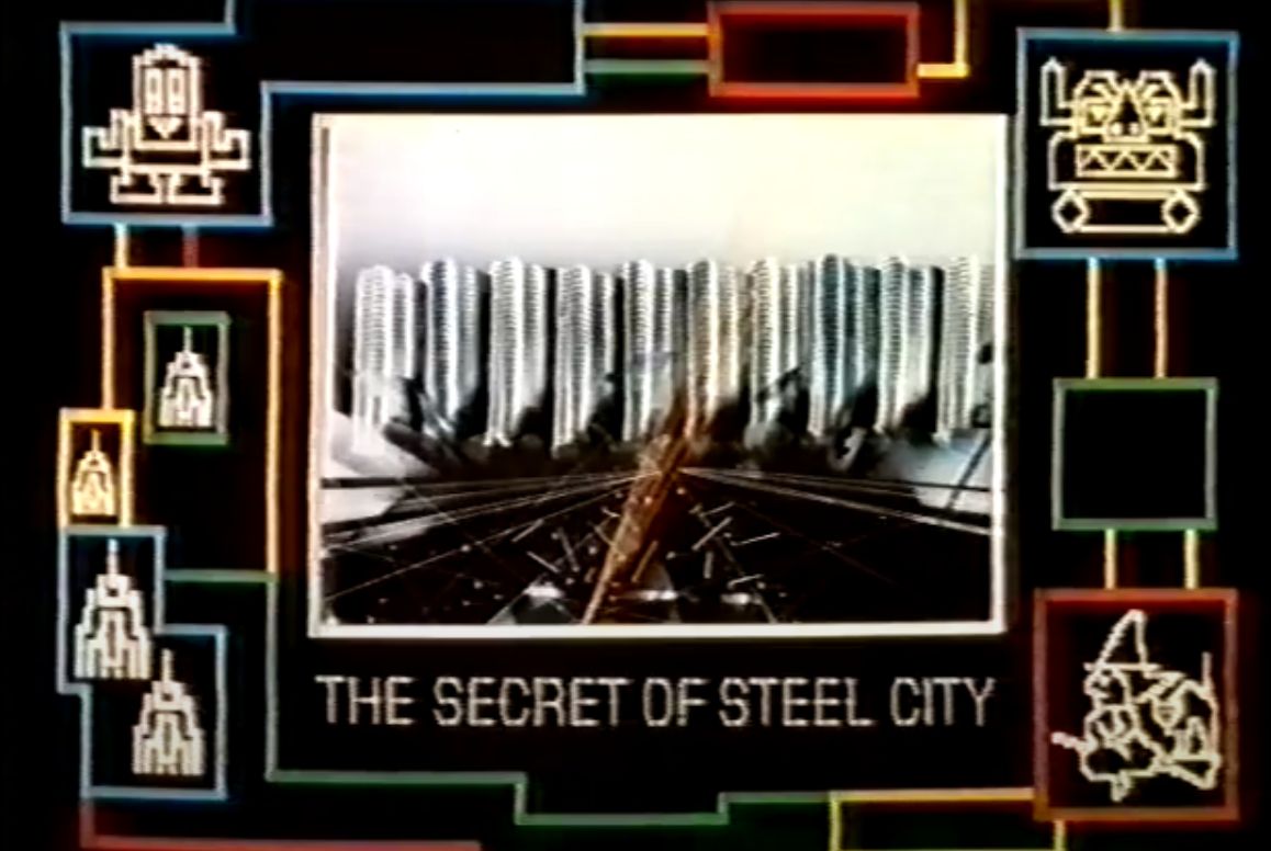 'And if you've just tuned in for your CBBC programmes this afternoon, because of today's General Election you'll find it all including today's Jackanory story 'Everlasting' by Natalie Babbett, Captain Zep Super Space Detective and The Secret of Steel City over on BBC2.'