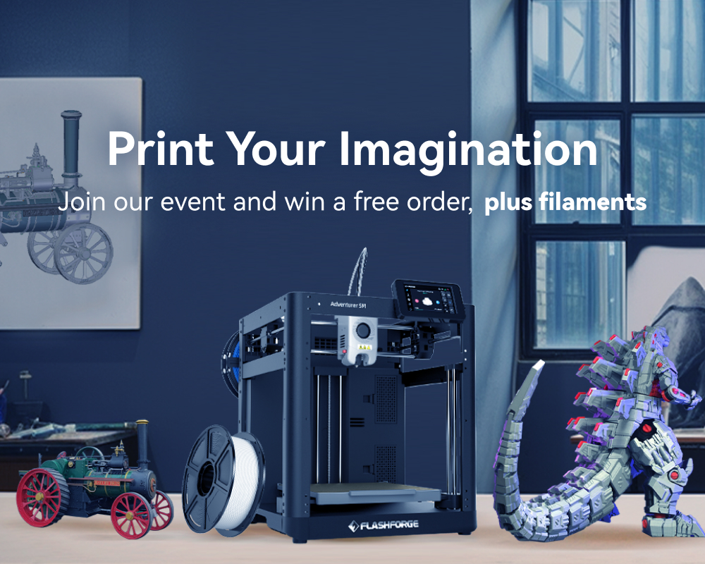 ff3dprinters's tweet image. Unlock your creativity with #Flashforge #3Dprinters! Starting May 22nd, share your prints for a chance to win thrilling prizes. Ready to bring your imagination to life? For event details, visit: flashforge.com/pages/marketing